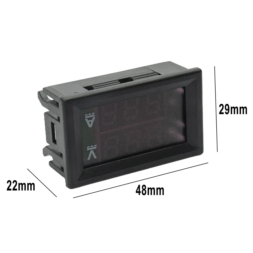 Imagem -03 - Led Dupla Voltímetro Digital Amperímetro com Shunt Amp Medidor Medidor Testador Atual 50 a 100a