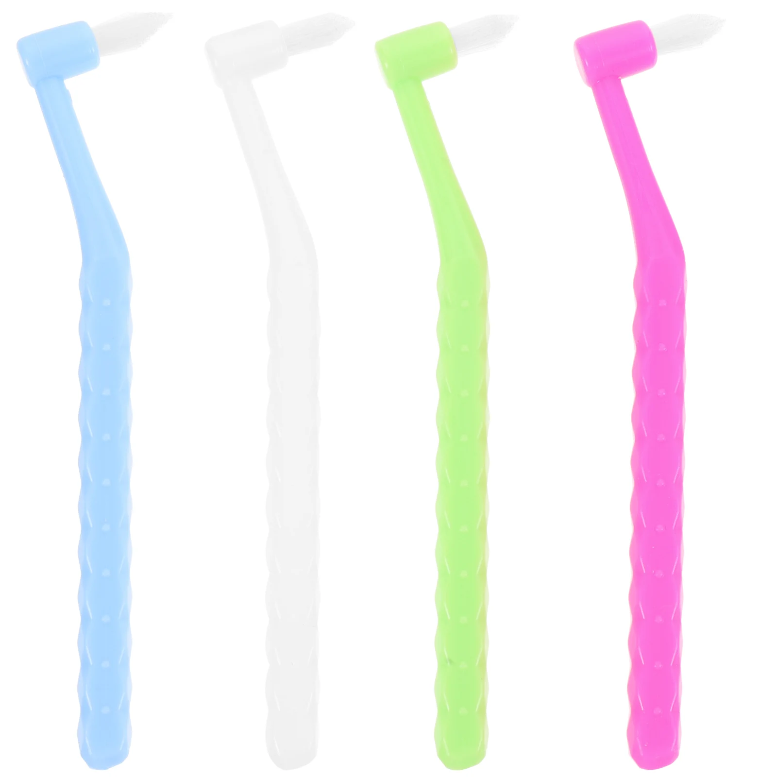 

4 Pcs Interdental Brushes Plastic Toothbrush Clearance Cleaning Dental Floss Picks Braces Oral Care Travel
