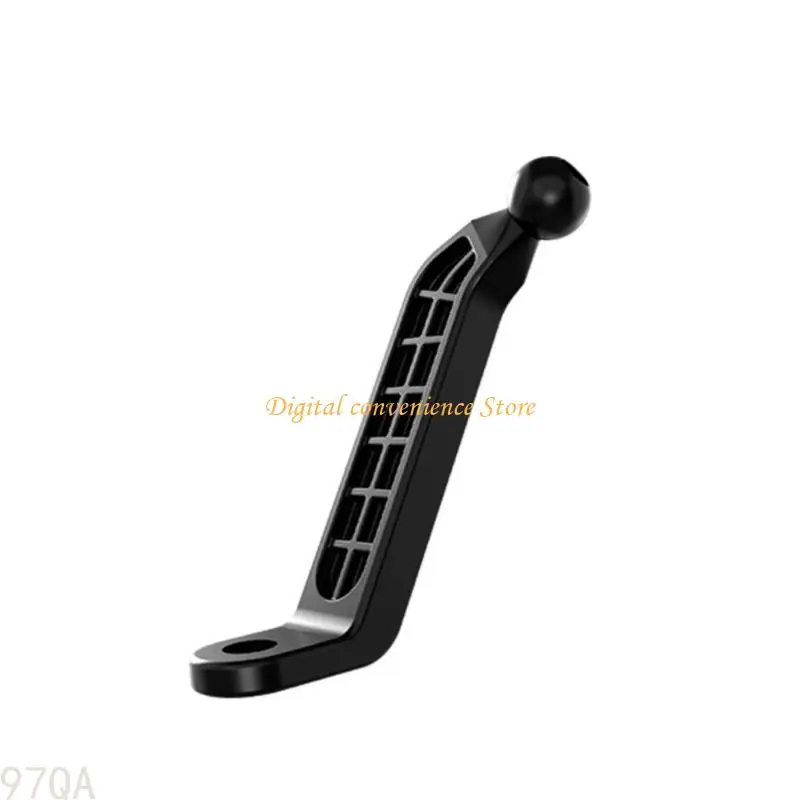 

97QA Plastic Rearview Mirror Phone Mount 17mm Thread Rack for Stable & Visible Use
