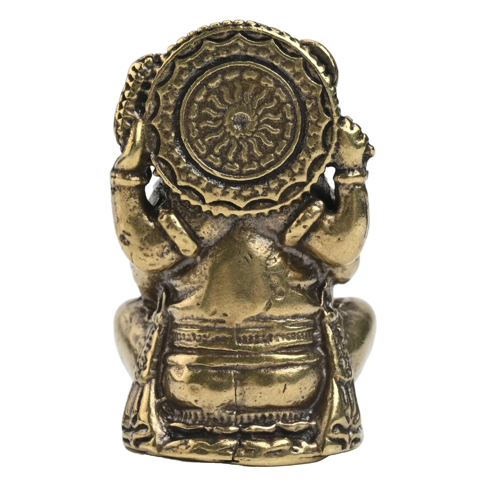 Brass Handicraft Thai Elephant God Exquisite Craftsmanship Long-lasting Beauty Positive Energy Ornament For Home Decoration
