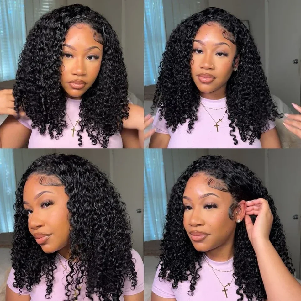 Extensiones de crochet rizadas birmanas de 30 pulgadas, cabello humano Remy sin nudos, pre-separadas con lazo, para paquetes brasileños 8