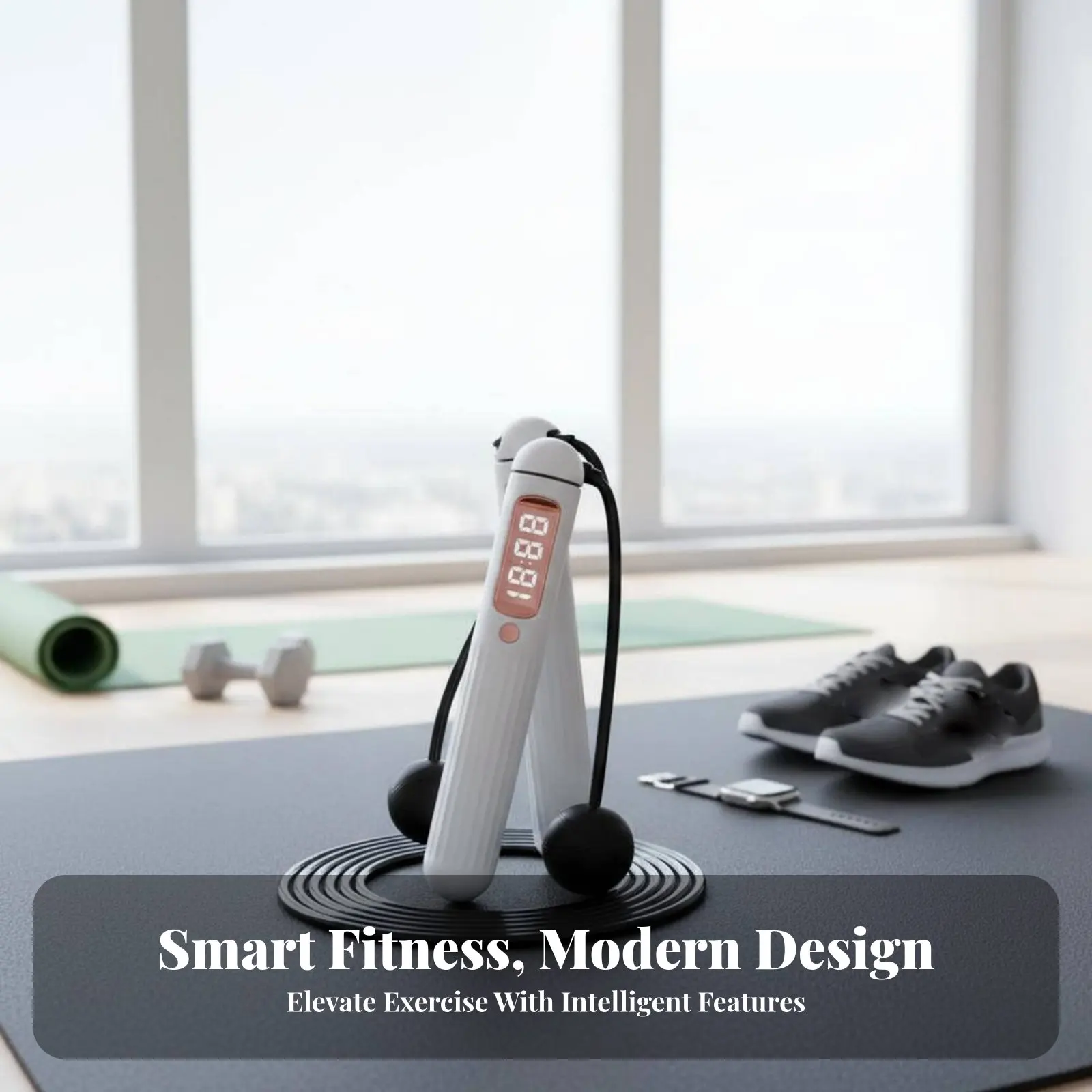 

Умная скакалка с Bluetooth, перезаряжаемая, беспроводная, с поддержкой приложений для Android и iOS, утяжеленная, A8