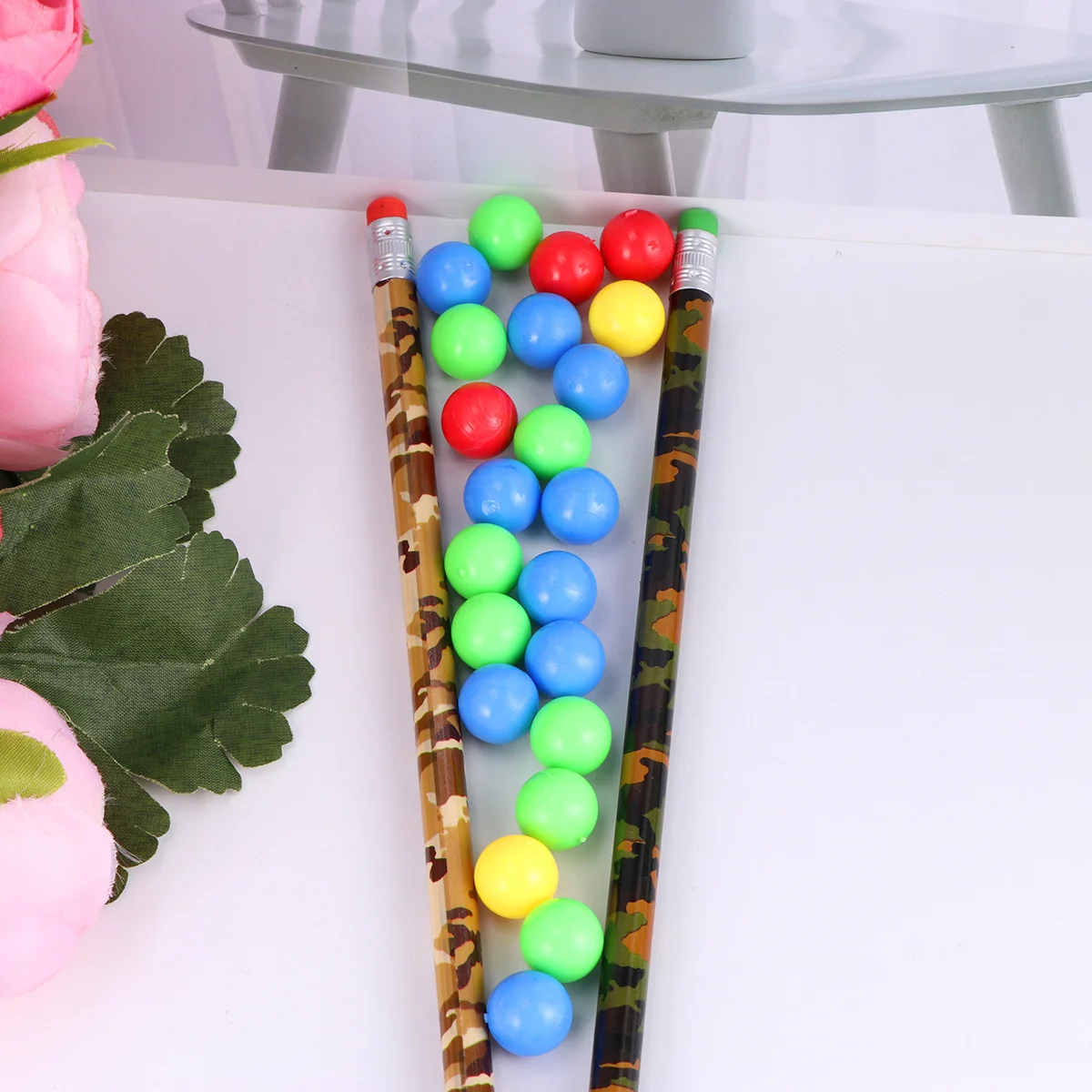 120개의 다채로운 교체용 구슬, 핏 게임, 빈즈 이팅 게임, 히포 보드 게임, 어린이 활동, 파티 선물용