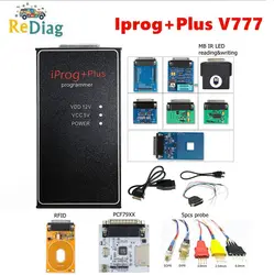 2023 Newest Iprog+ Plus Full Adapters IPROG V777 Support IMMO+Mileage+Airbag Replace Carprog/Tango/Digiprog