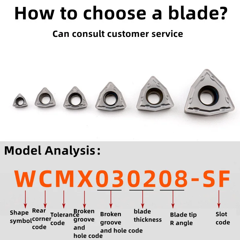 10 шт. WCMX030208 WCMX040208 WCMX050308 WCMX06T308 WCGT030208-AL XMZ45 XM9030 XM9130 XH02 XH55 U сверлильный Карбид с ЧПУ