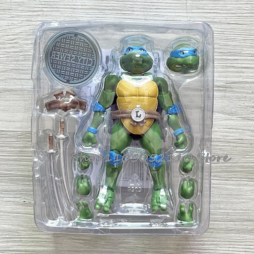 SHF نينجا السلاحف الشكل Neca 1990 نسخة الفيلم السلاحف عمل الشكل رافائيل ليوناردو مايكل أنجلو دوناتيلو نموذج الهدايا