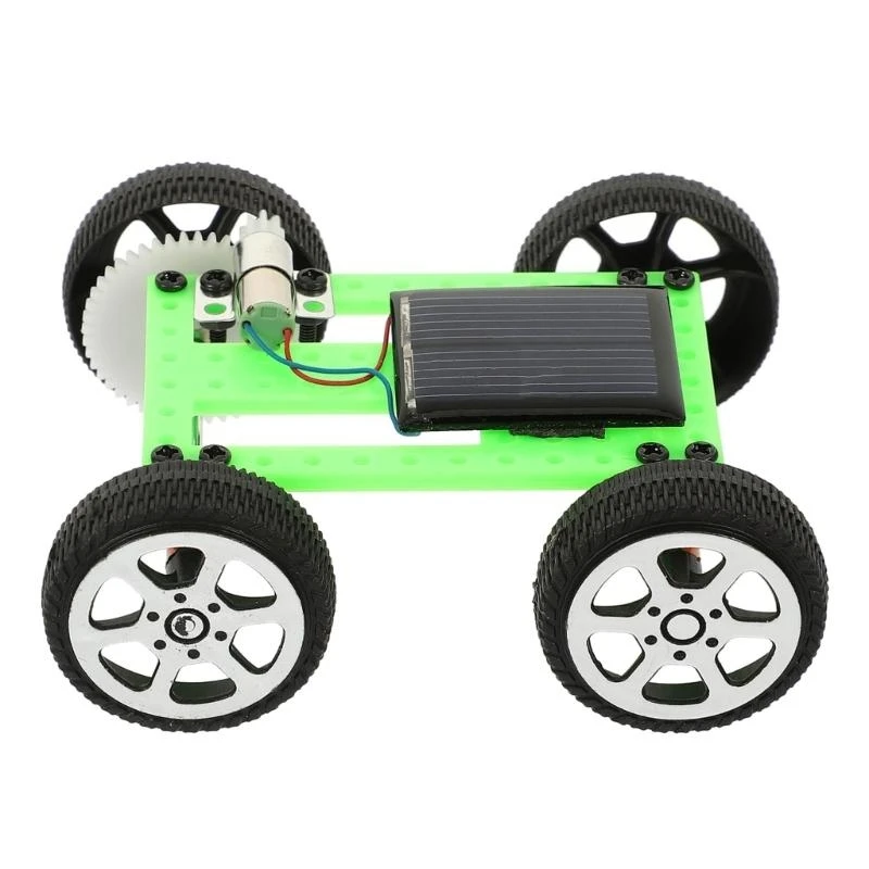 STEM zestawy do budowy samochodów na energię słoneczną model rzemieślniczy projekt zabawka dla dzieci tworzenie 2 szt. 15UB