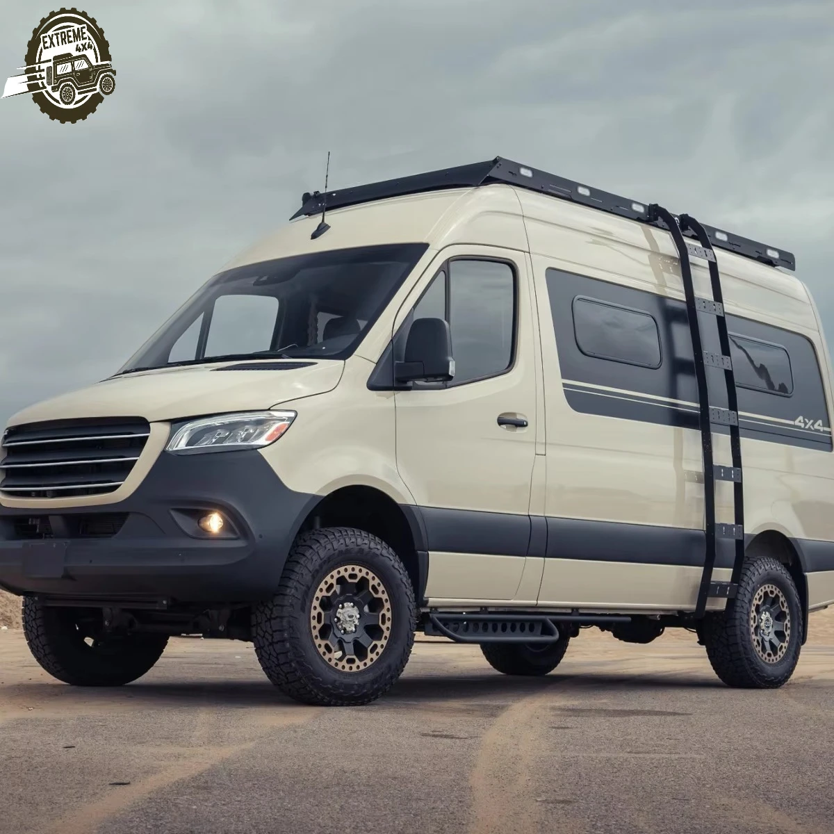 

Custom Color Aluminum/Steel Roof Rack for Benz Sprinter Roof Rack