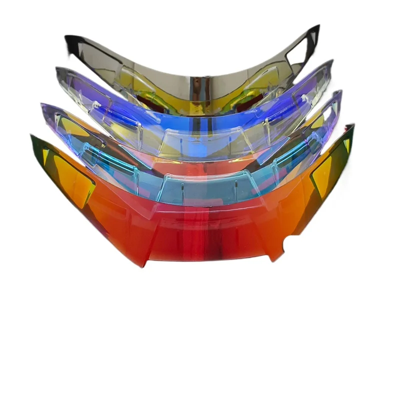 Capacete de cauda grande modificado, adequado para AGV K6, opcional multicolorido, dourado, vermelho, chapeado, aurora, vermelho, azul, 2024