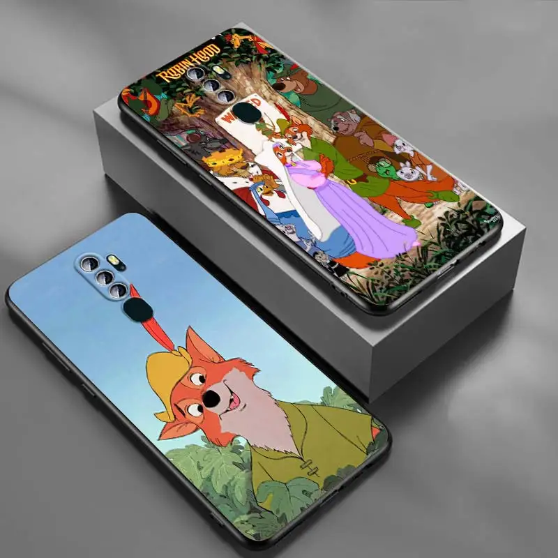 Robin Hood Disney Marianne Black Phone Case For OPPO Find X5 X3 F21 Neo Lite A96 A57 A74 A76 A72 A55 A54S A53 A53S A16 S A9