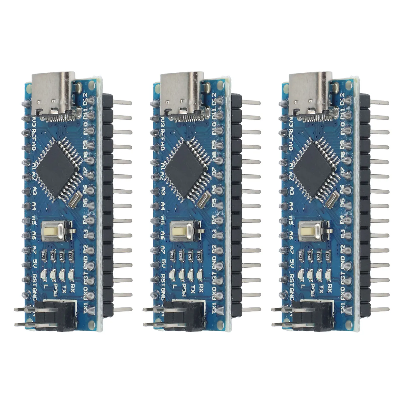 Blue TYPE-C Port for versatile Pin Configuration for mini USB Breadboards Suitable For Various Projects User-friendly Pin Layout