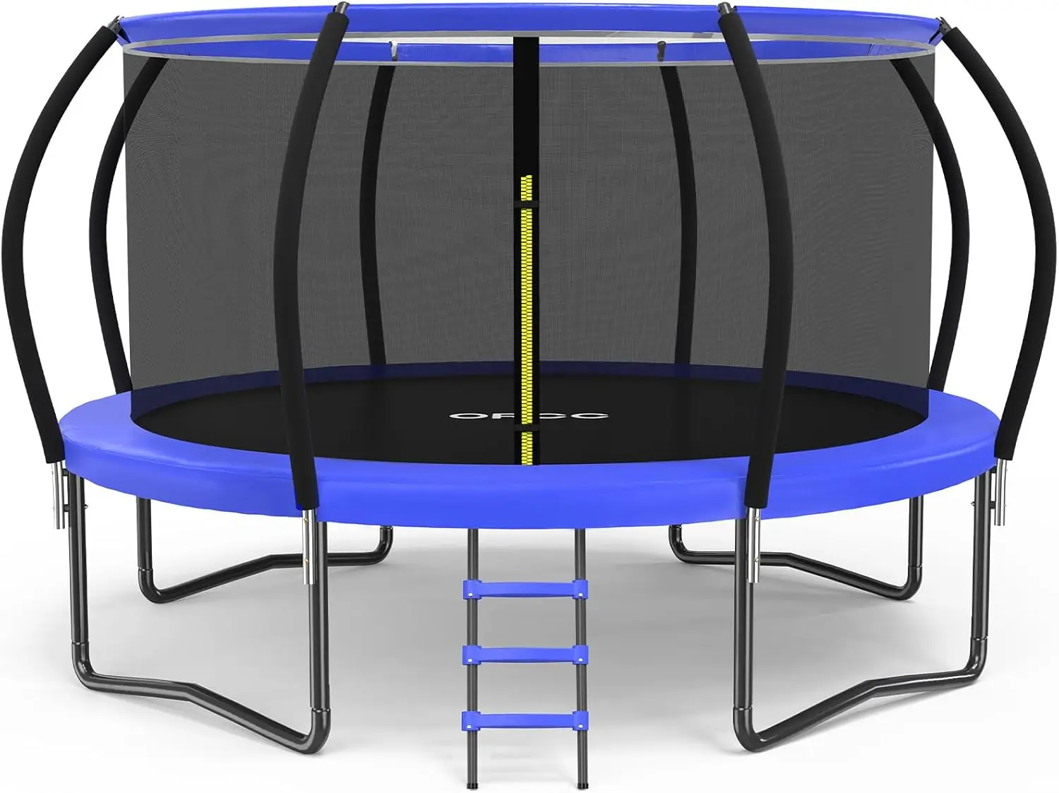 1200LBS Weight Capacity Trampoline 16 15 14 12 10 8FT with Basketball Hoop Water Sprinkler Spiral Ground Stakes Outdoor Yard Tra