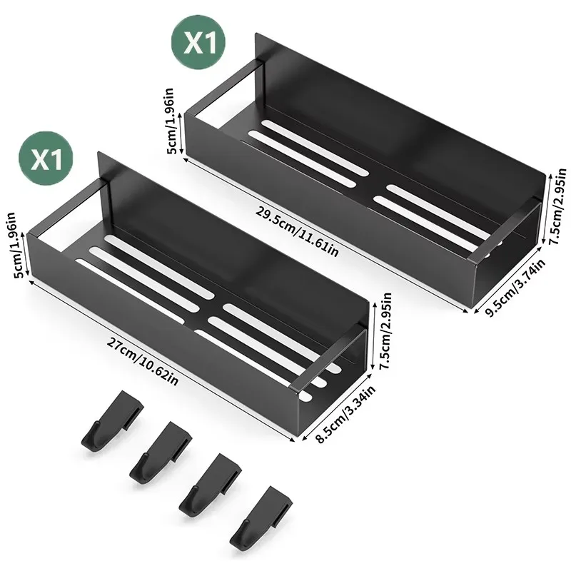 Magnetic Spice Rack Organizer Storage for Refrigerator and Oven Fridge Organizers and Shelf