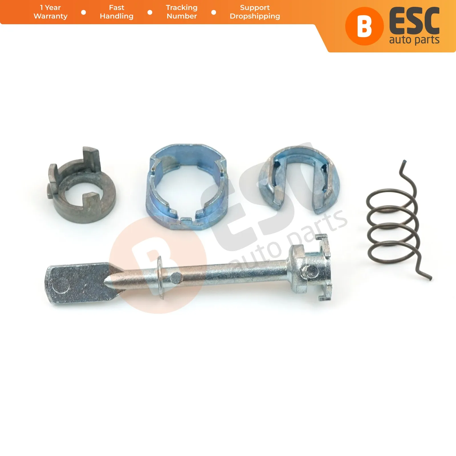 ESC Auto Parts EDP36 Door Lock Barrel Repair Kit  Front Right Door for VW Caddy 1995-2003 : 6K4 837 223A Ship From Turkey