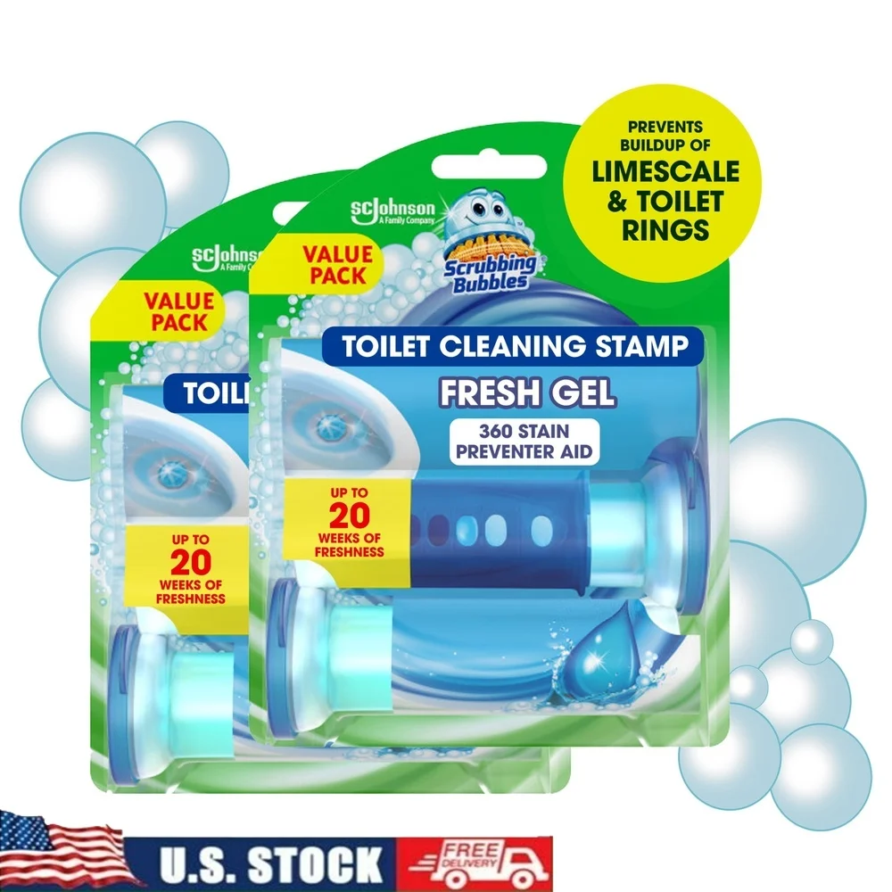 

Свежий гель для чистки унитаза, диспенсер и наполнители, 12-счетный дезодоратор со скрытой активацией, аромат для дождевого душа, предотвращает липучка