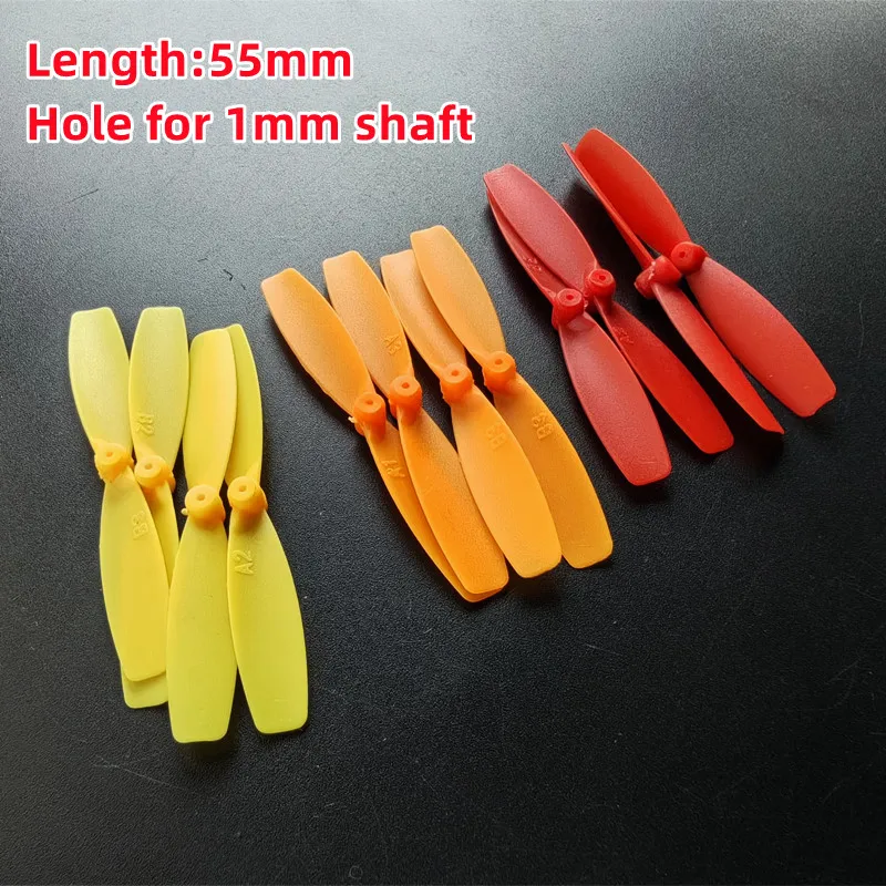 55mm propeller micro 2-blade props CW CCW for micro drones indoor airplanes helicopter tail rotor propeller 1.0mm hole