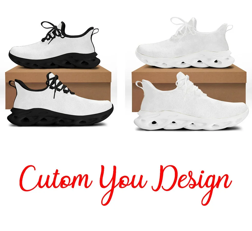 

Custom Images/Logo/Name Print Men's Casual Sport Shoes Comfortable Flats Sneakers Outdoor Lightweight Sneakers