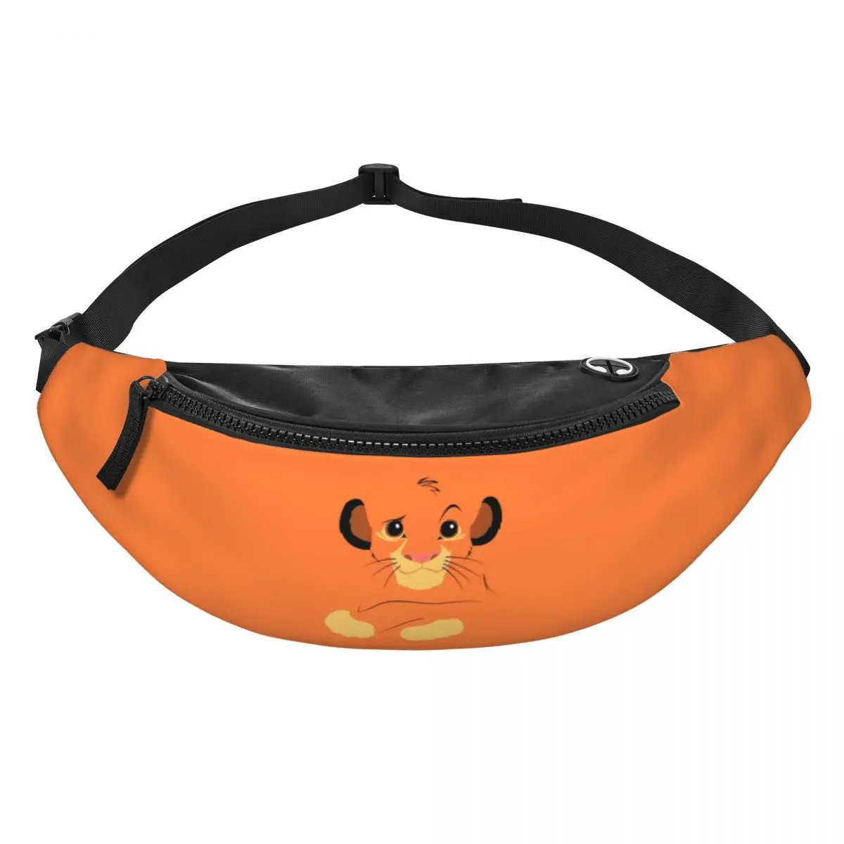 

Поясная сумка Custom The Lion Cartoon K-Kings для женщин и мужчин, повседневная сумка через плечо для путешествий, велоспорта, телефона и денег