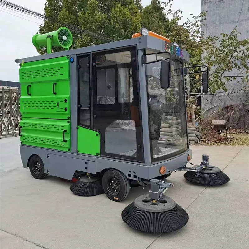 Electric Sweeping Width Road Cleaning Vehicle Special Sweeper for Construction Industries Street Sweeper
