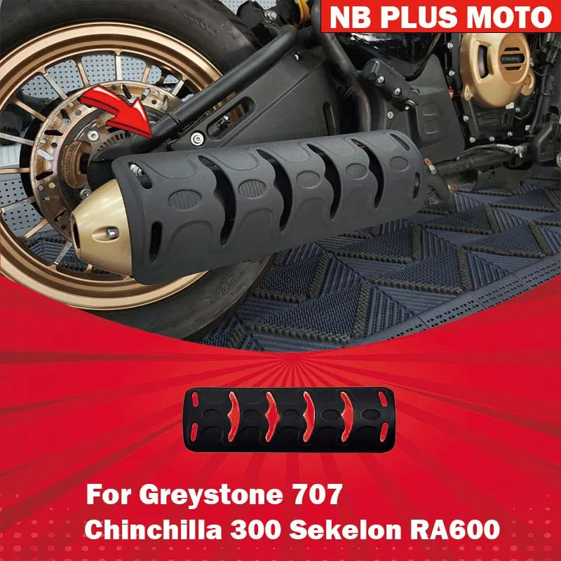 

【Premium】For Greystone 707/Chinchilla 300 Sekelon RA600 exhaust anti-scald tail section anti-scald cover Sanxingdui mask model