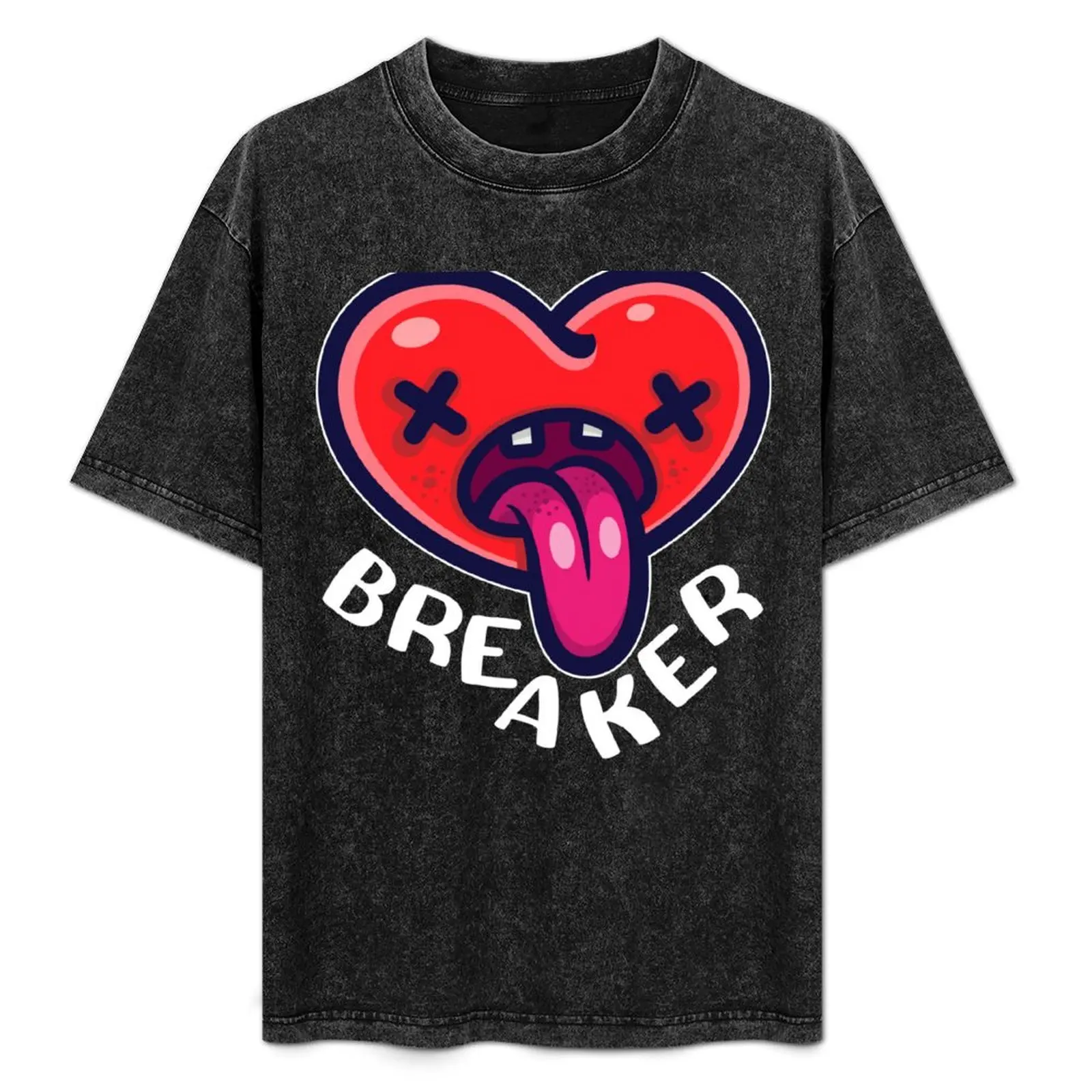 

Cute Heart Breaker Funny Valentines Shirt Boys Girls T-Shirt Big and Tall Crew Neck Tee