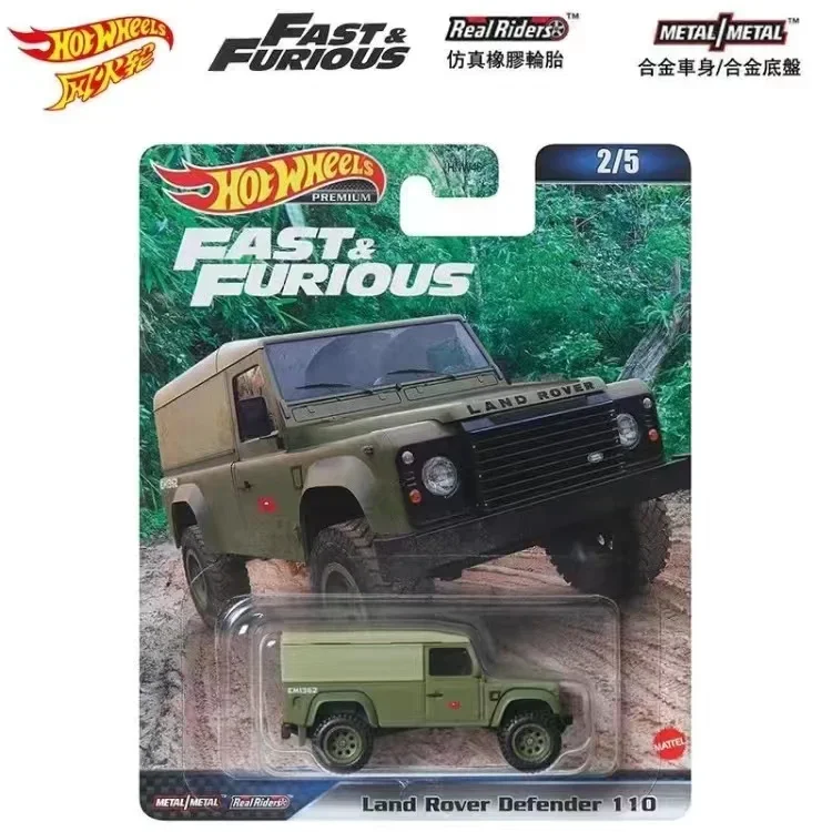 Hot Wheels Car Model Hxd63 Car Culture Fast & Furious Boxed Alloy Hw Car Model Garden Avenue Iron Bottom Rubber Tire Gift Toys