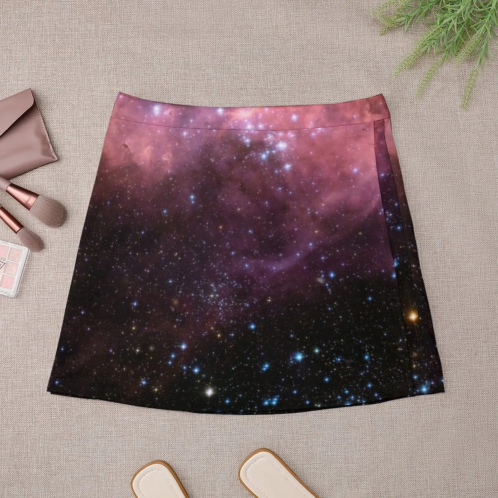 Galaxy Mini Skirt mini denim skirt Woman short skirt women's clothing korea stylish