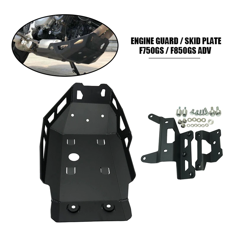 

Motorcycle Lower Bottom Engine Base Chassis Cover Skid Plate Belly Pan Protector For BMW F750GS F850GS ADV F750 F850 GS 18-21