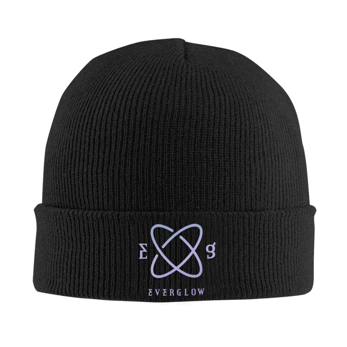 Everglow Logo Warm Knitted Cap Hip Hop Bonnet Hat Autumn Winter Outdoor Beanies Hats for Men Women Adult