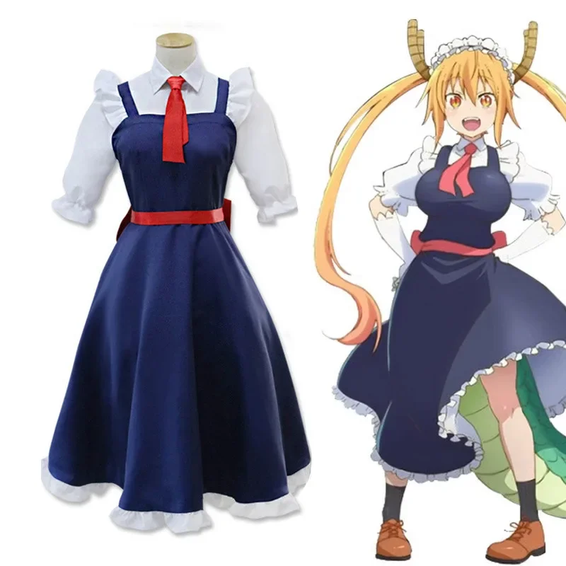 

Ролевая форма Kobayashi's Dragon Maid Cos Одежда, одежда Sister Shaking Dragon Cos, одежда Tor Cos, платья, сгусток горничной