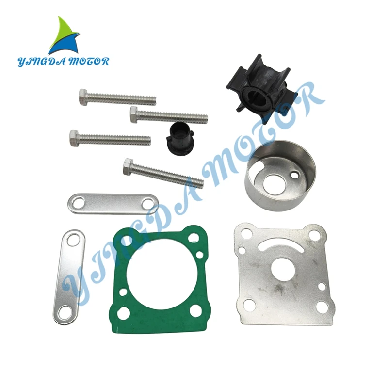 

6N0-W0078 Water Pump Impeller Kit For Yamaha Outboard Motor 2T 6HP 8HP 18-3460 6G1-W0078-A1 6N0-W0078-00 6G1-W0078-A0 6G1-W0078