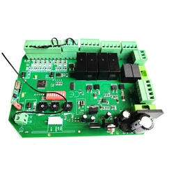 Carte PCB universelle 12VDC pour ouvre-porte pivotant automatique à double bras, panneau de commande, système central de contrôle intelligent