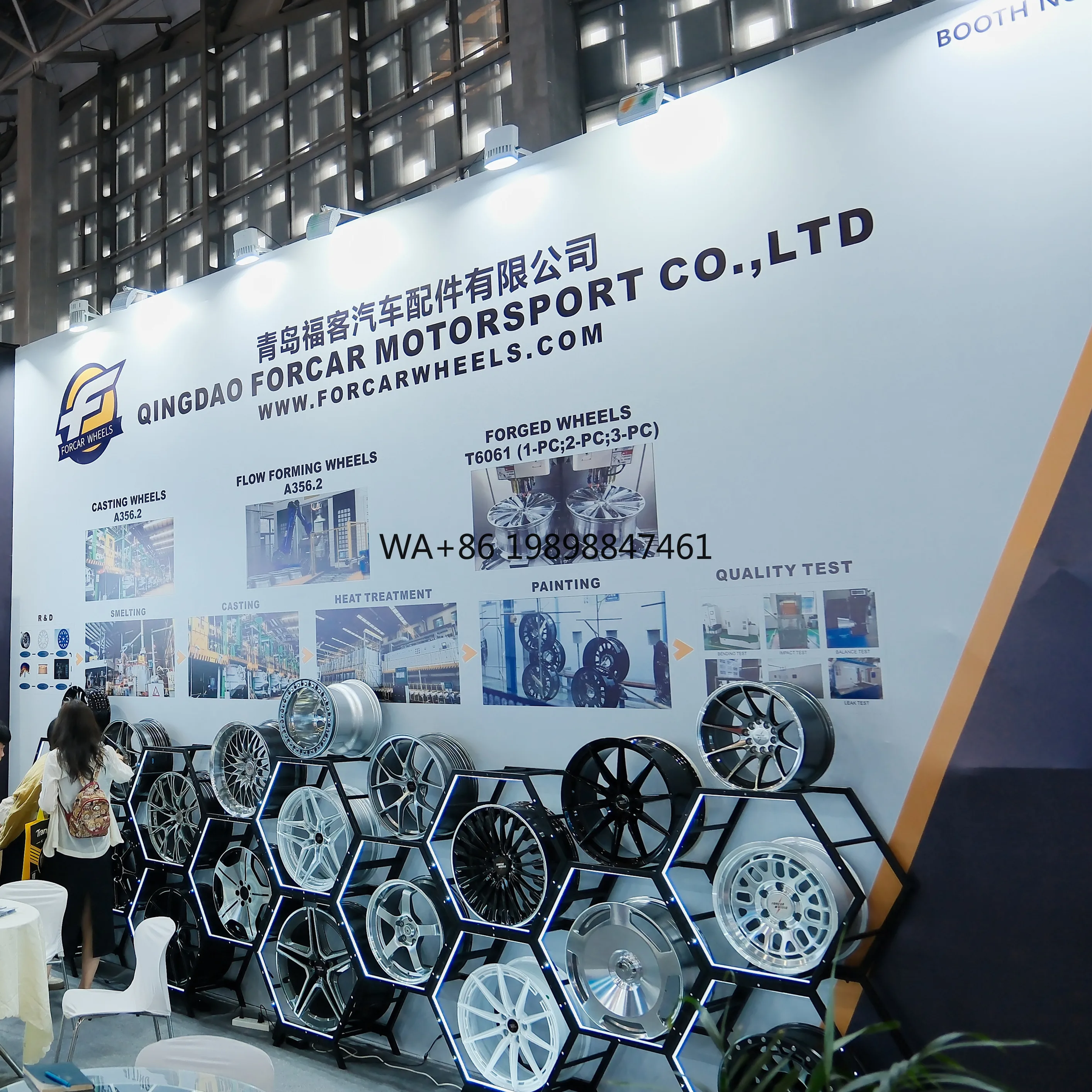 

22*8.5inch Hot Sale Good Price Chinese Factory Aluminum A356.2 Casted and Forged Flow Forming Alloy Wheel Rims