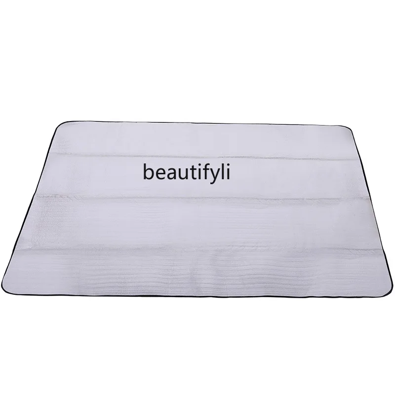 Moisture Proof Pad Double-Sided Large Aluminum Foil Pad Outdoor Lunch Break Waterproof Picnic Mat Camping Beach Tent Mat