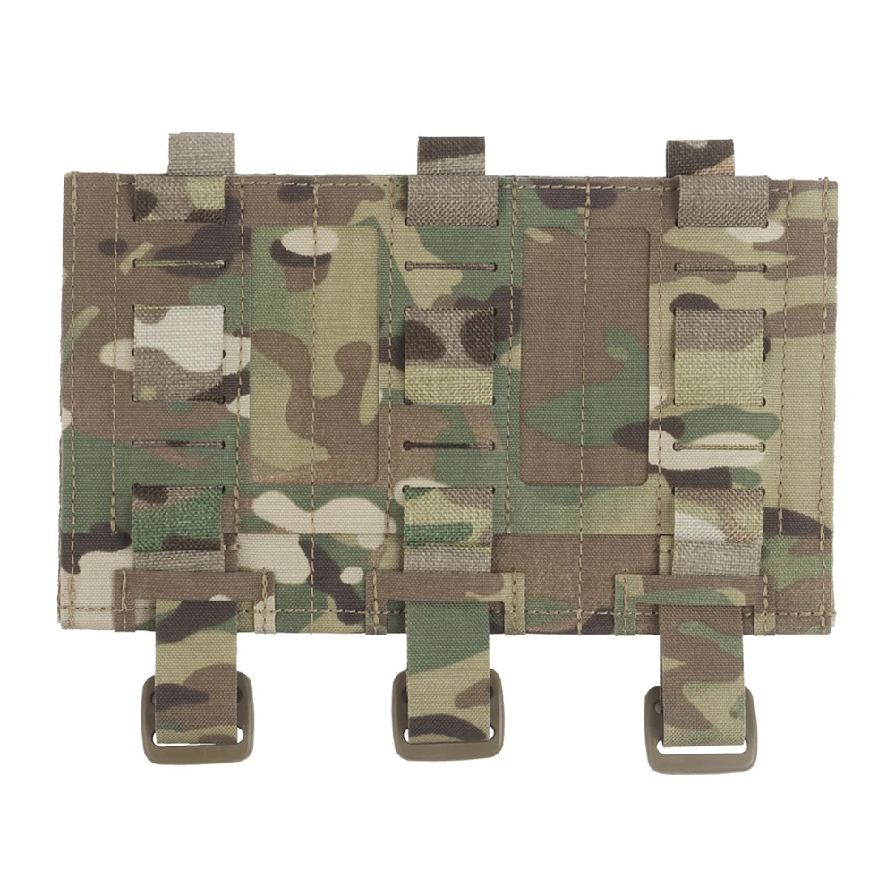 Tactical Multi-purpose Triple Elastic Functional Package Panel, Used as a Carrier for Hunting Vest Board