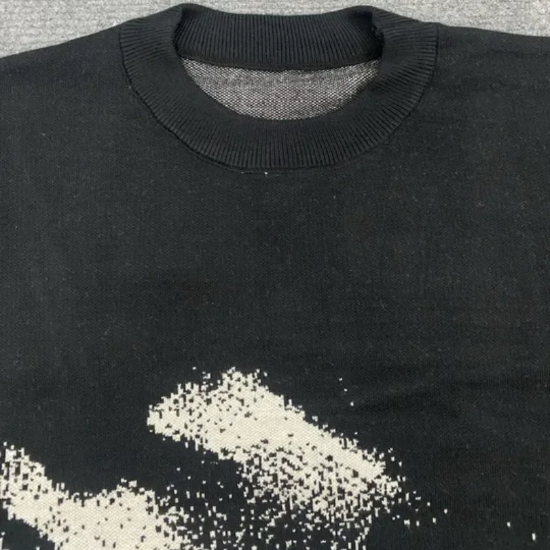 الأوروبية الأمريكية الخريف الشتاء فضفاض بلوزة كاجوال سترة الاتجاه الهيب هوب متماسكة شخصية الجاكار نمط أعلى الرجال النساء #6