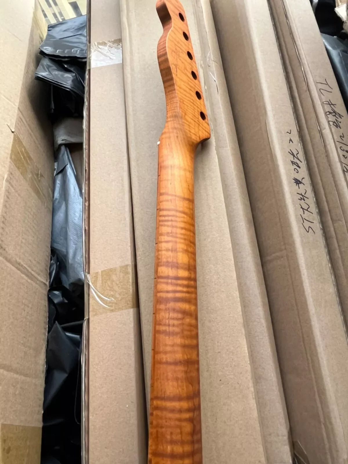 4A Flame Maple Electric Guitar Neck, DIY Alternative Product