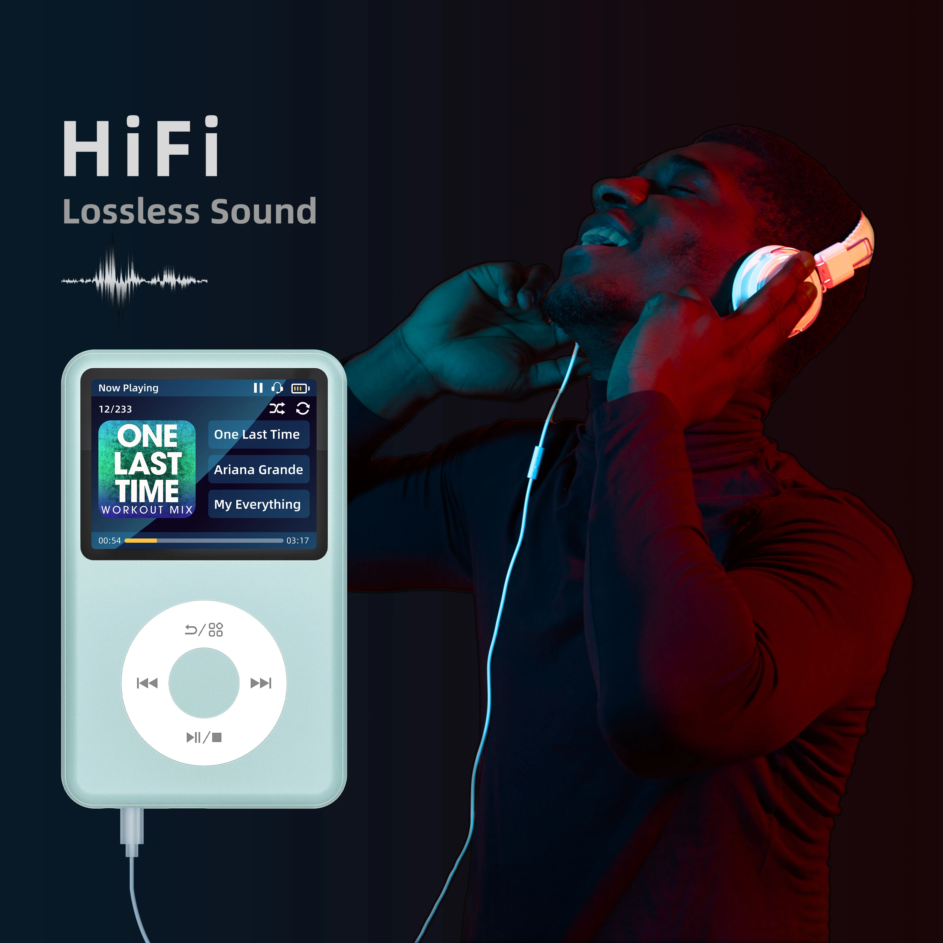 INNIOASIS Y1-128GB ポータブルMP3プレーヤー Bluetoothスピーカー