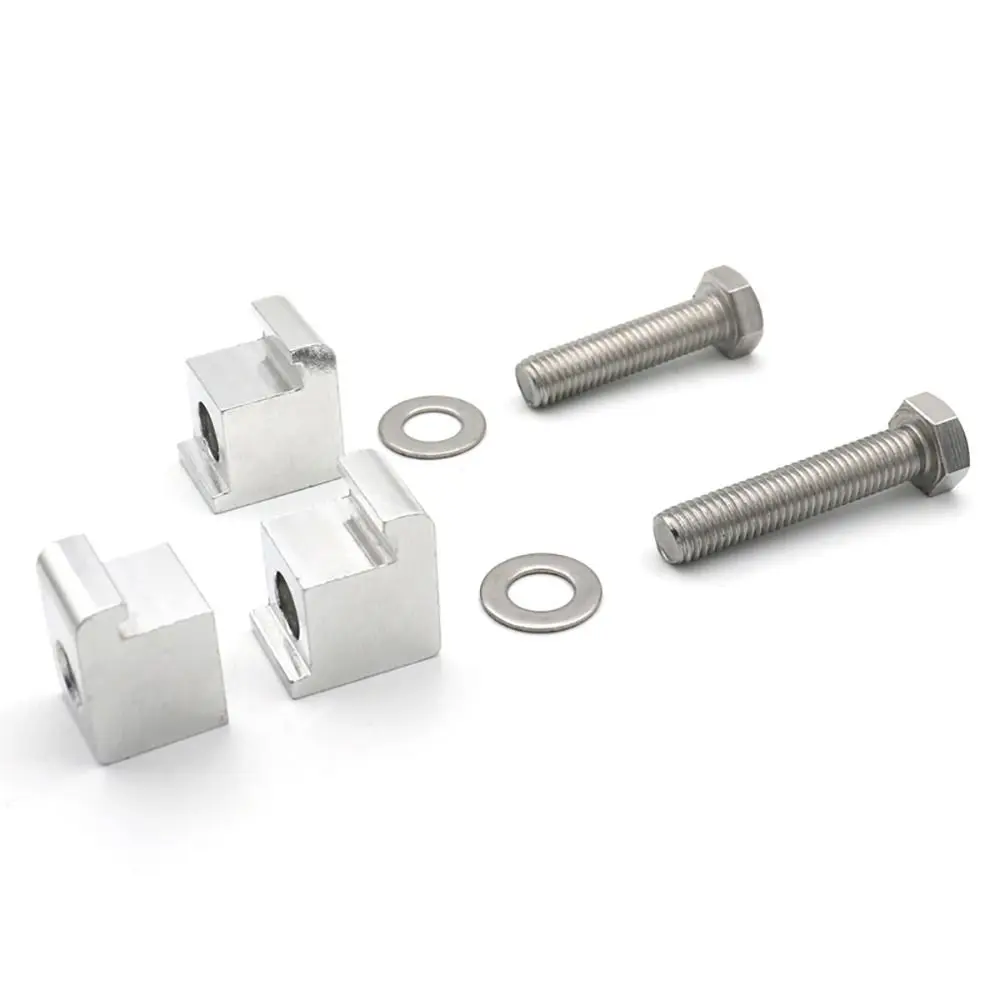 1Pcs M8 M10 M12 ISO Vacuum Flange Clamp Stainless Steel Bolt Single Double Wall Vacuum Flange Caliper High Hardness