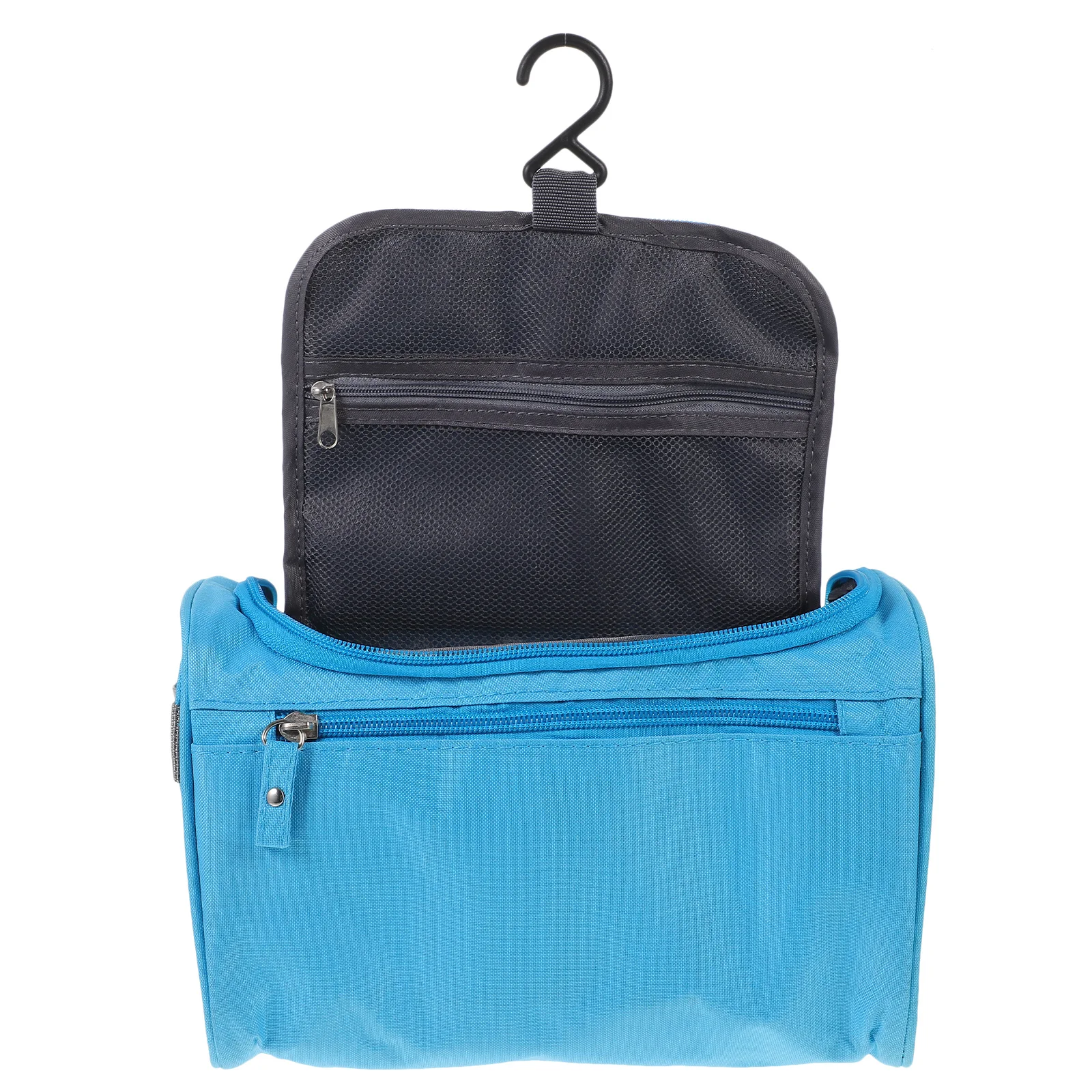 حقيبة أدوات الزينة للسفر مقاومة للماء مع تصميم خطاف منظم مكياج واقف للرجال والنساء حقيبة محمولة للرحلات القصيرة #3