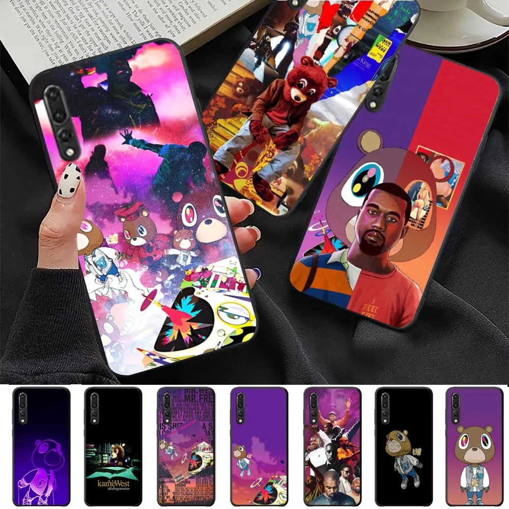 Rapper K-Kanye W-West Phone Case For Huawei P 8 9 10 20 30 40 50 Pro Lite Psmart Honor 10 lite 70 Mate 20lite