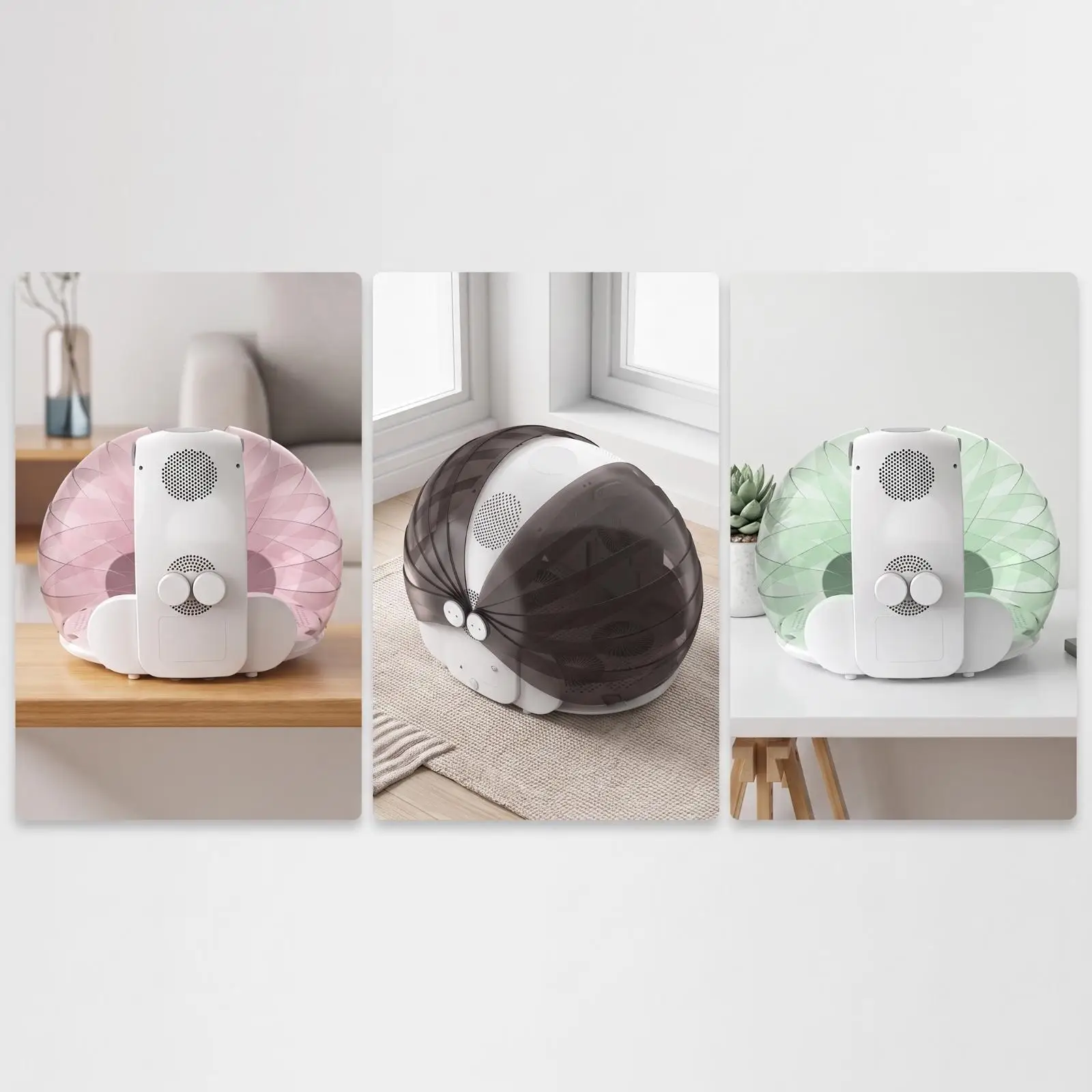 Foldable Pet Dry Room Compact Drying Cabinet for Small Dogs Cats Grooming Box with Perforated Base Ventilated