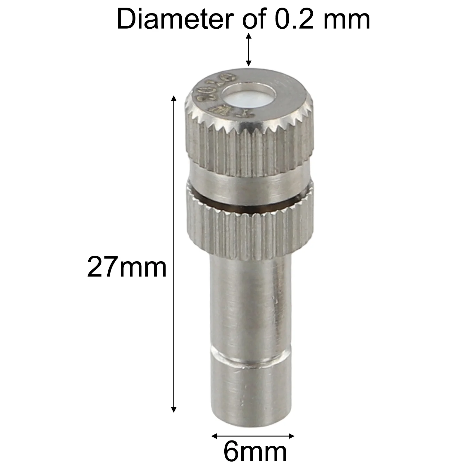 

Pack of 10 6mm Quick Connect Misting Nozzles for Garden Fog Sprayers Watering Plants and Cooling Greenhouse and Lawn