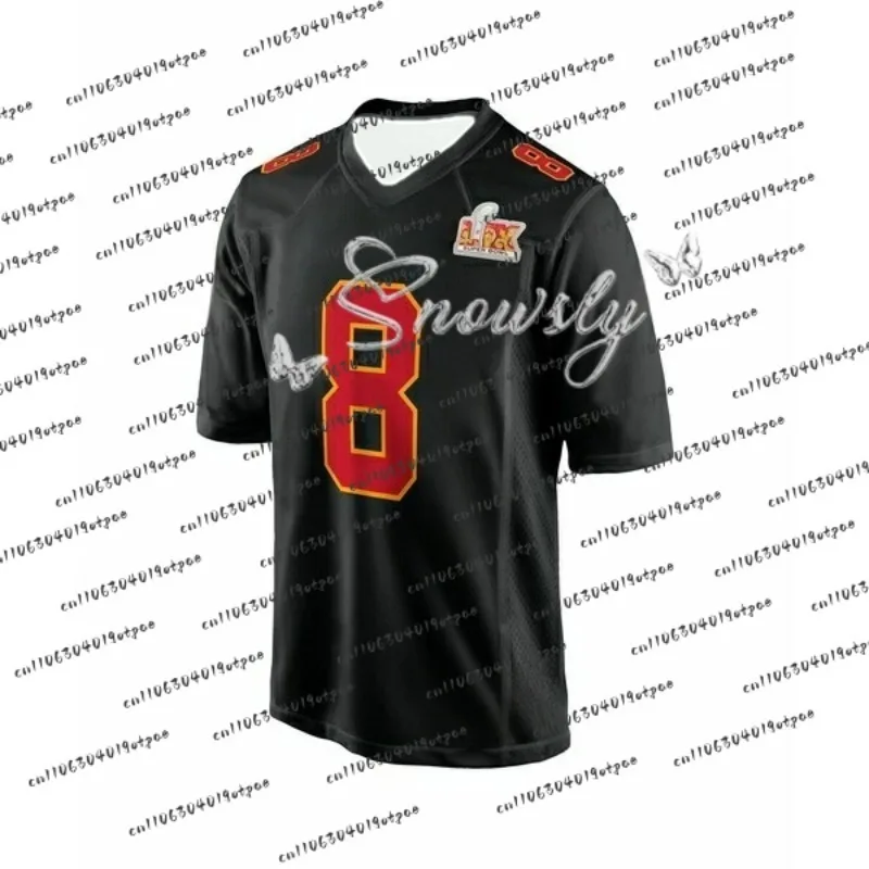 

Патрик Махамед 2026 # Поглощающий пот тренировочный костюм Kansas City 8, футбольное оборудование для уличного футбола для взрослых и детей, майка