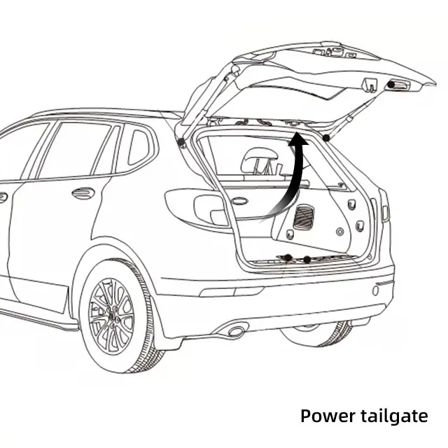 waterproof Automatic trunk door lock Electric Liftgate For LINCOLN MKZ Back door automatic trunk opener Liftgate Auto Parts