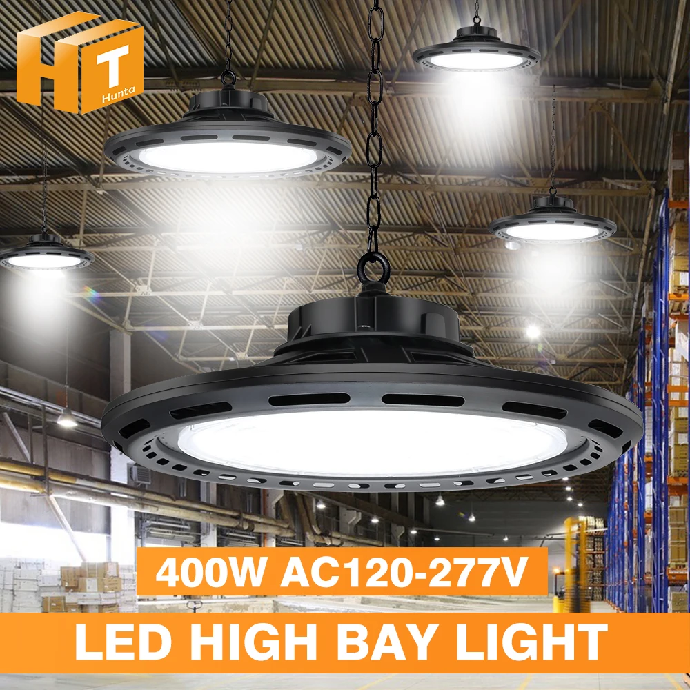 LED-Hallenleuchte AC 220V 100W 150W 200W SMD2835 4.000 K 6.000 K Hochleistungs-UFO-Lampen für Gewerbe, Industrie, Garage und Werkstatt