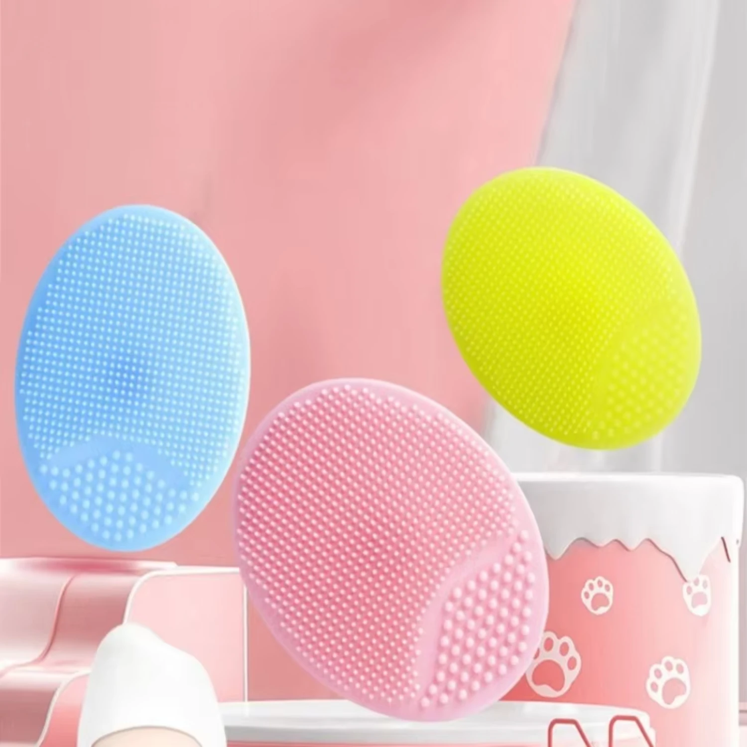 

Makeup Brush Cleaner Pad Newest Silicone Brush Cleaner Cosmetic Make Washing Brush Gel Cleaning Mat Foundation Scrubbe Board