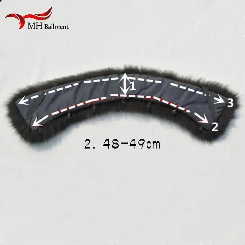 Autumn Winter Imitation Rex Rabbit Hair Collar Scarf Neck Warmer Stole for Garment for Women and Men Black Beautiful