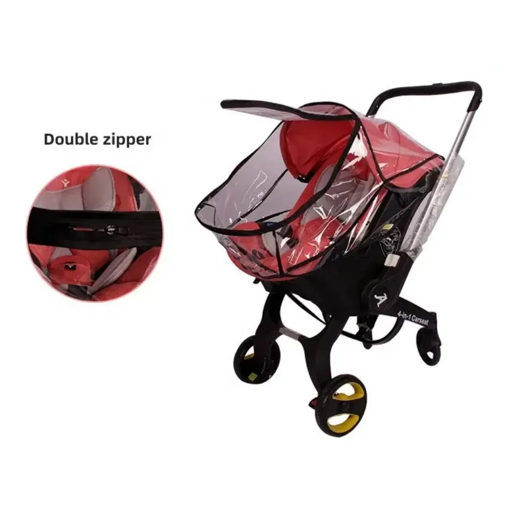 Safety Seat Baby Carriage Multi-function stroller baby 4 in 1 Customized Pram Windproof Shell Baby Safety Seat Rain Cover