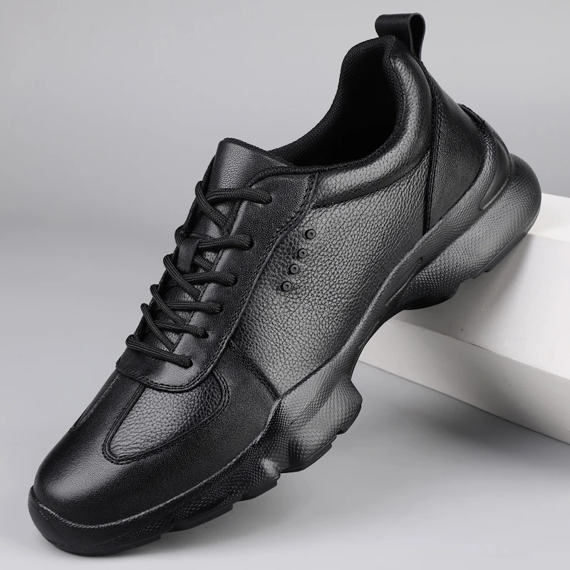 

New Men Shoes Are Breathable Casual Business Oriented Shock-absorbing Height Increasing Anti Slip Fashionable Sports Shoes